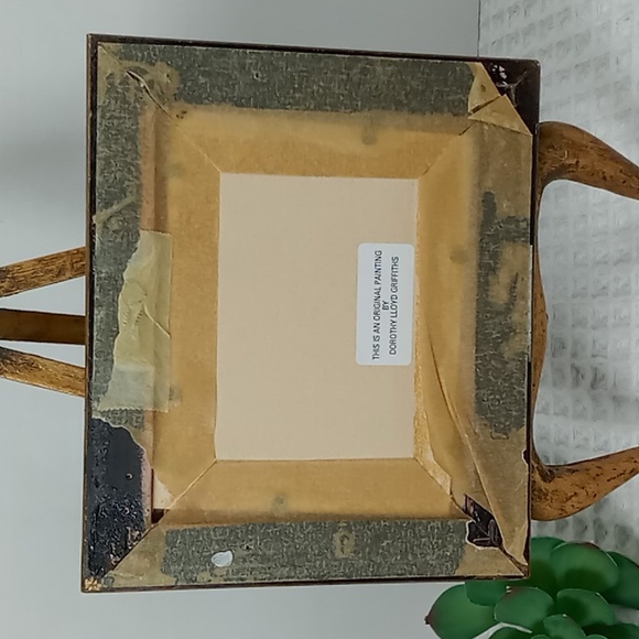 Original Framed Mini Watercolor Artwork by: Dorothy Lloyd Griffiths Garden Table - Picture 3 of 16